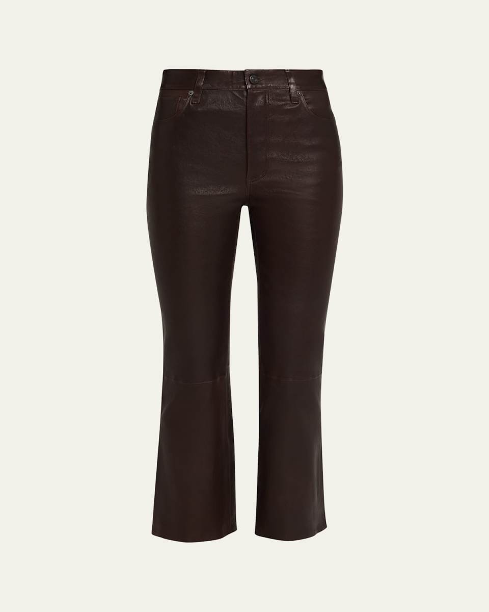 The Leather Reboot Crop Jeans